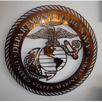 Military 10 Logo BEAUTIFUL Metal Wall Art by HGMW 30"   161585988003